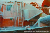 AP1-88 hovercraft with the Canadian Coastguard